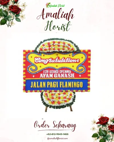 Bunga Papan Congratulation di Kiara